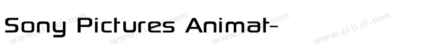 Sony Pictures Animat字体转换